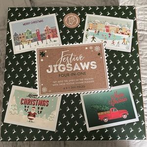 Christmas gift!! Four in one Christmas puzzles